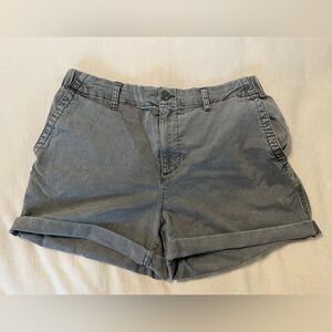 Old Navy Charcoal Elastic Waist Shorts